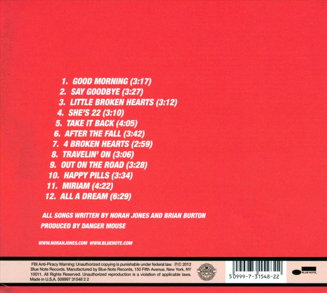 Little Broken Hearts cover art