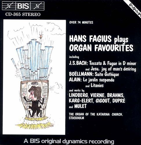 Hans Fagius Plays Organ Favorites cover art