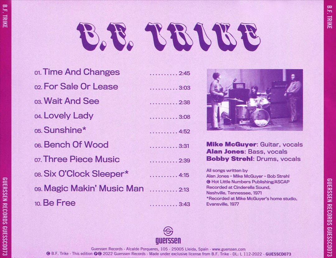 B. F. Trike cover art