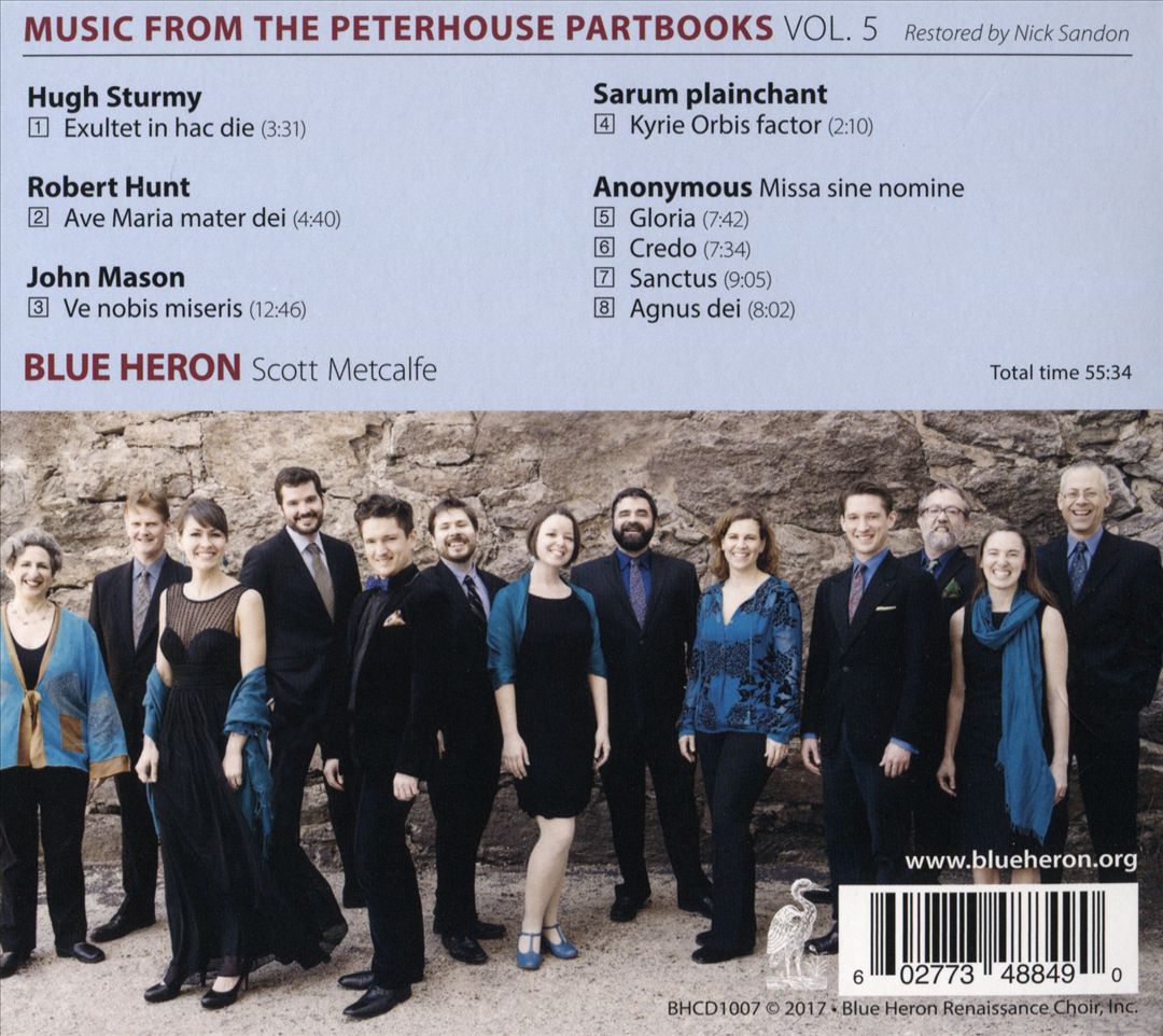Anonymous: Missa sine nomine; John Mason: Ve nobis miseris; Robert Hunt: Aver Maria mater dei; Hugh Sturmy: Exultet in hac die cover art