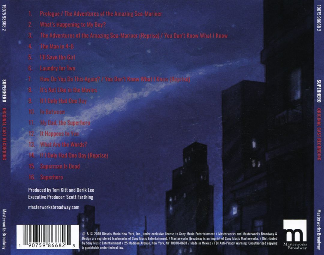 Superhero [Original Cast Recording] cover art