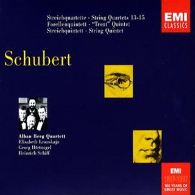 Schubert: String Quartets 13-15; "Trout" Quintet; String Quintet cover art