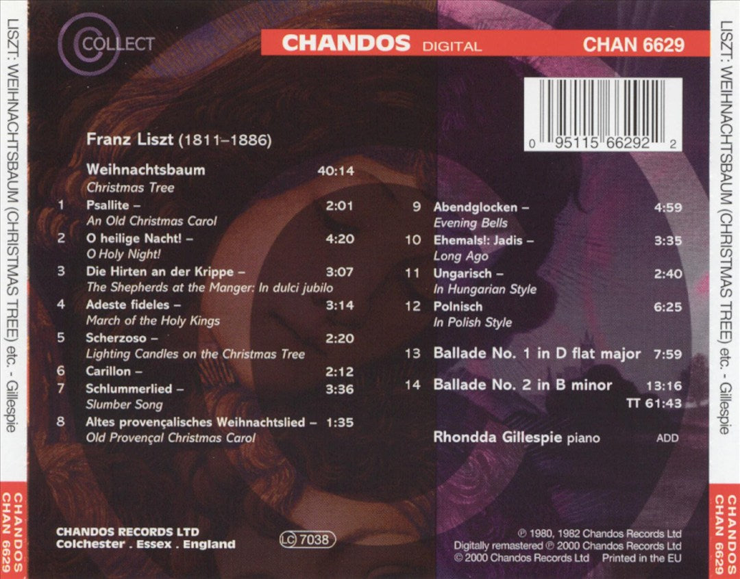 Christmas Tree; Ballades 1 & 2 cover art