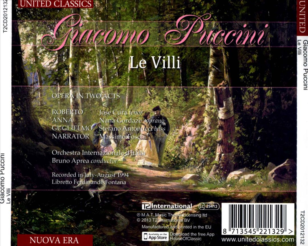 Giacomo Puccini: Le Villi cover art