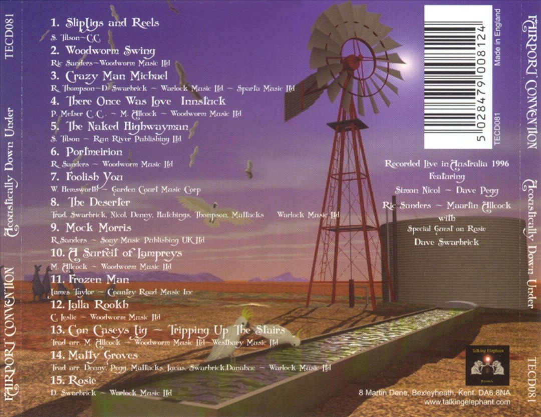 Acoustically Down Under cover art