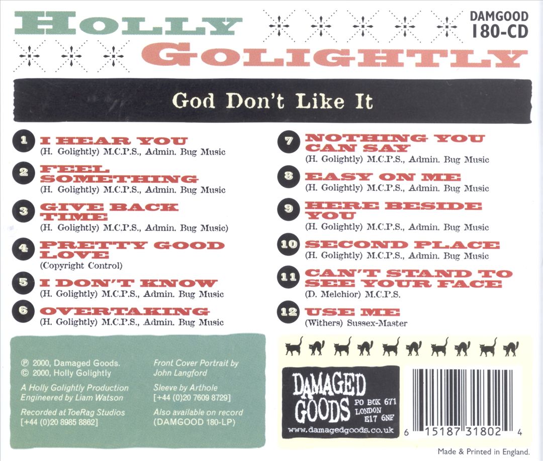 God Don't Like It cover art