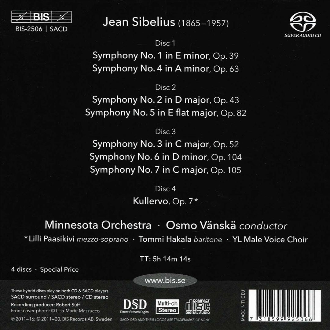Jean Sibelius: The Seven Symphonies cover art
