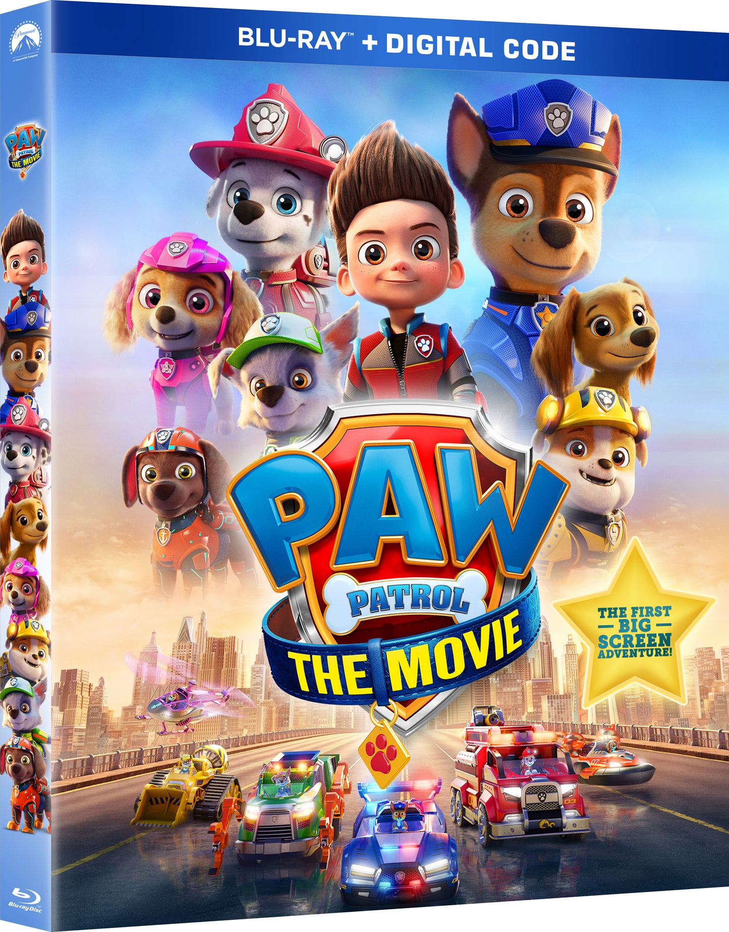 PAW Patrol: The Movie [Includes Digital Copy] [Blu-ray] cover art