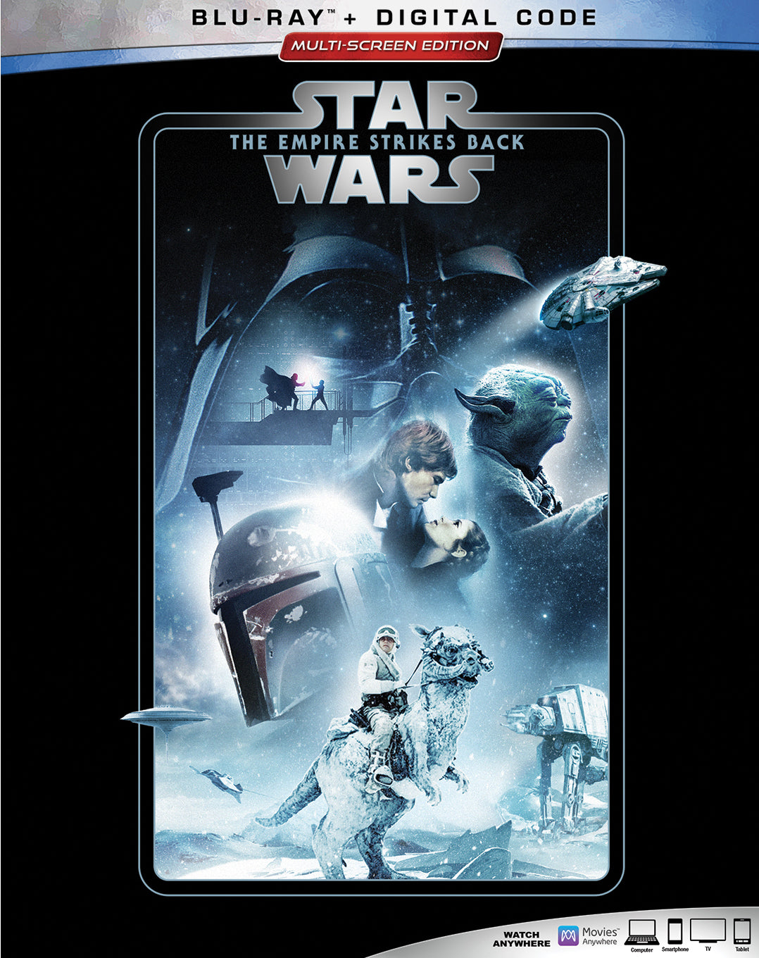 Star Wars: Empire Strikes Back [Includes Digital Copy] [Blu-ray] cover art