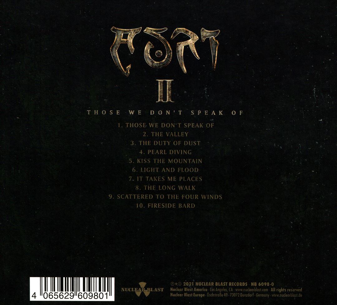 II: Those We Don't Speak Of cover art