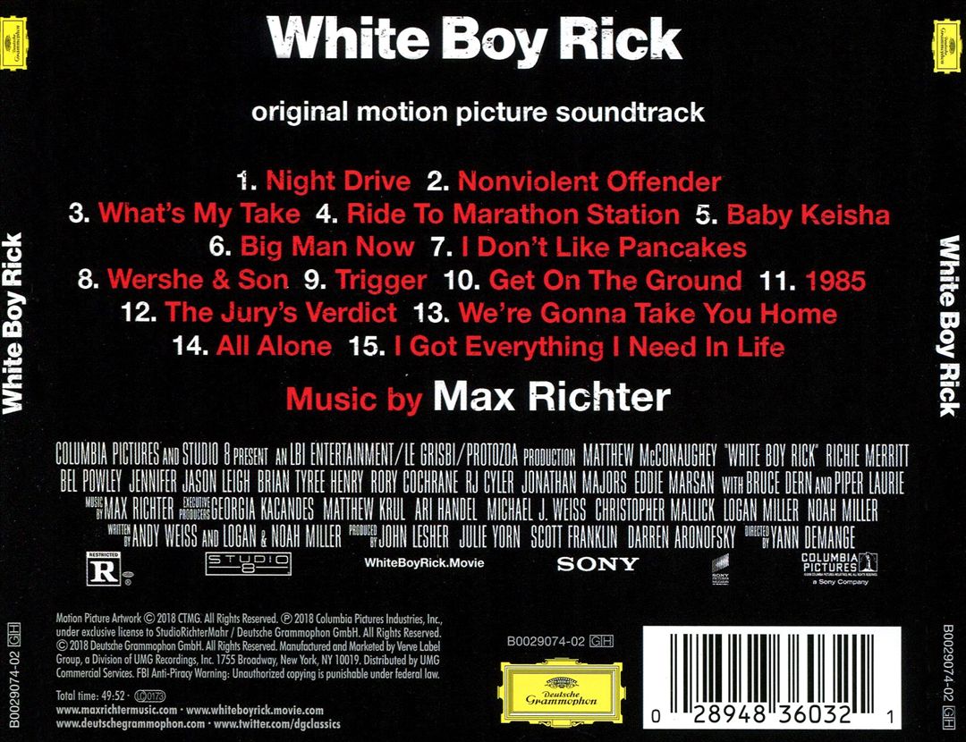 White Boy Rick [Original Motion Picture Soundtrack] cover art
