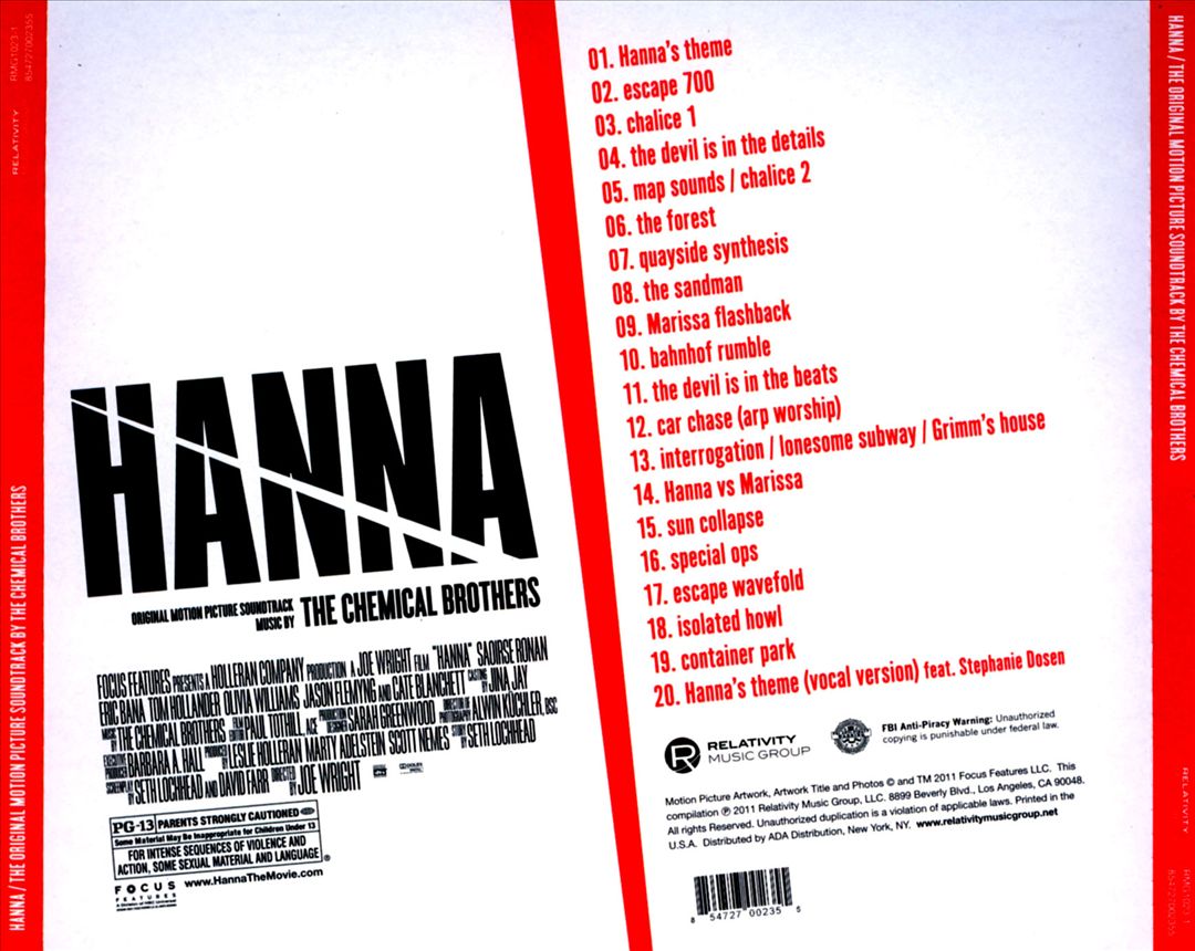 Hanna [Original Motion Picture Soundtrack] cover art