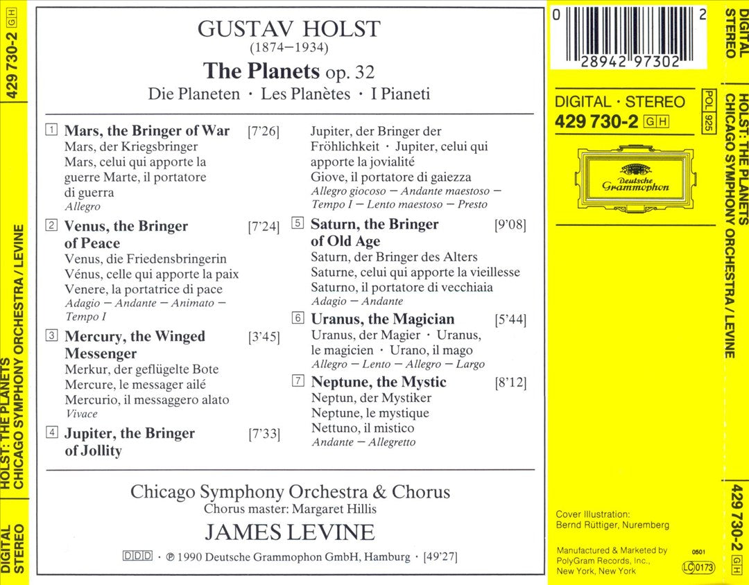 Holst: The Planets cover art