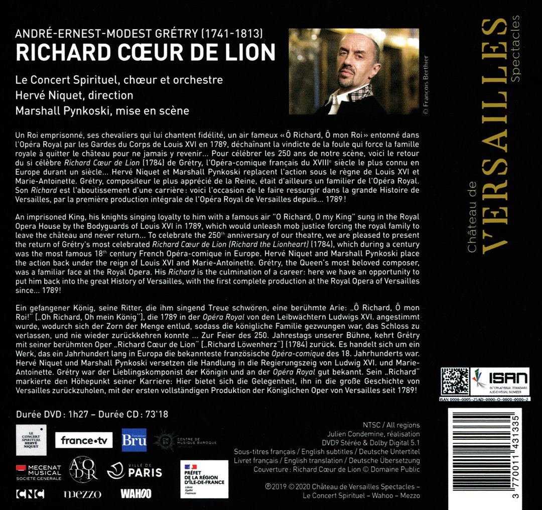Grétry: Richard Coeur de Lion cover art