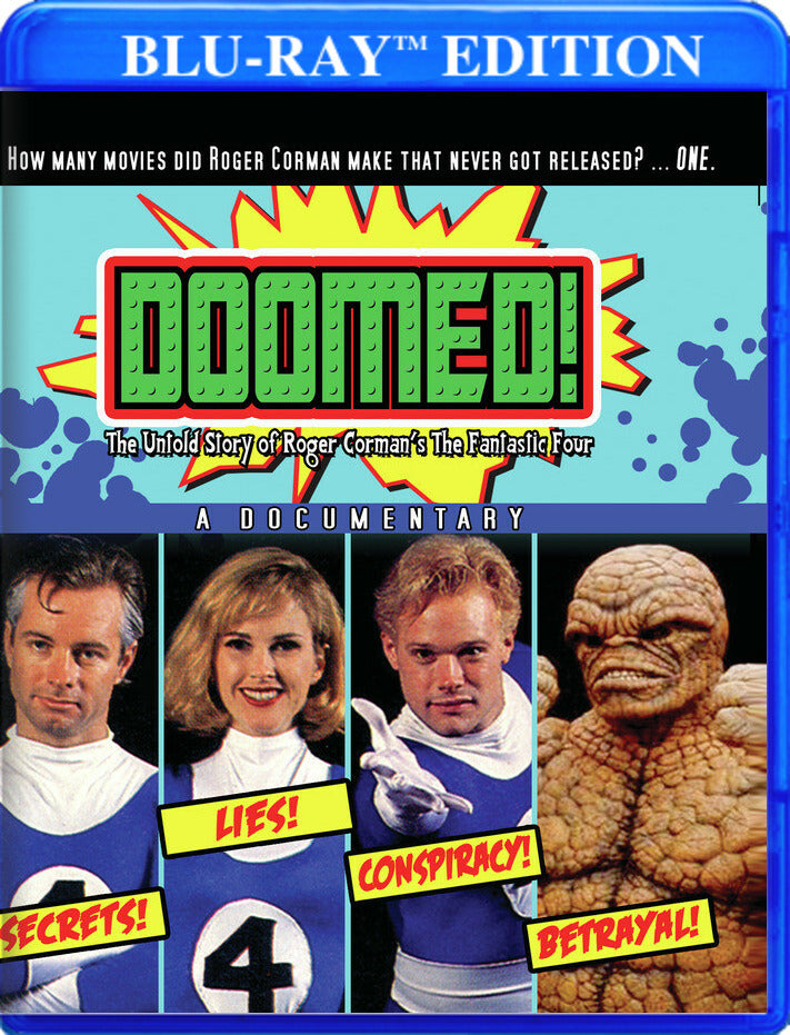 Doomed: The Untold Story of Roger Corman's The Fantastic Four [Blu-ray] cover art
