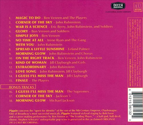 Pippin [1972 Original Broadway Cast] [Bonus Tracks] cover art