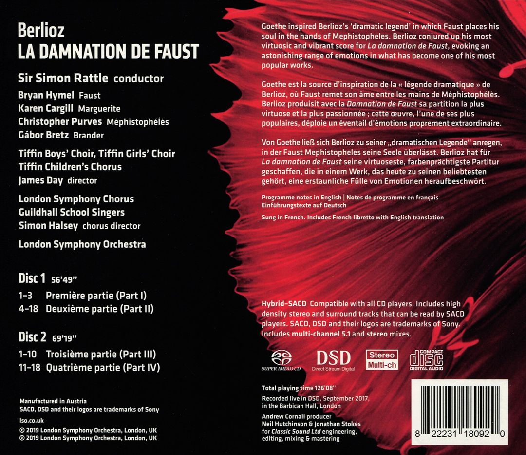 Berlioz: La damnation de Faust cover art