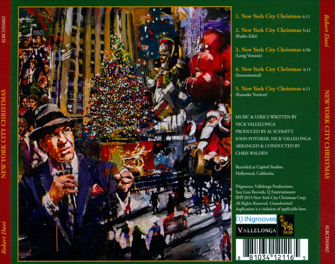 New York City Christmas cover art