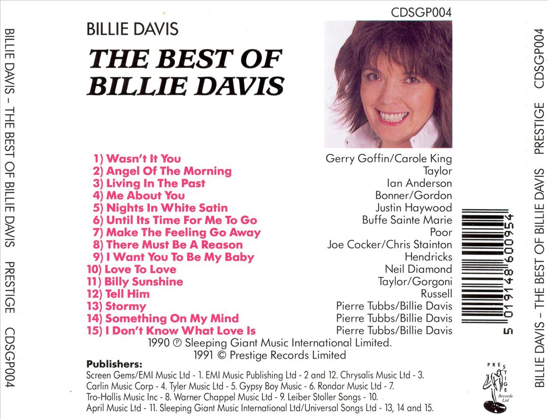 Best of Billie Davis cover art