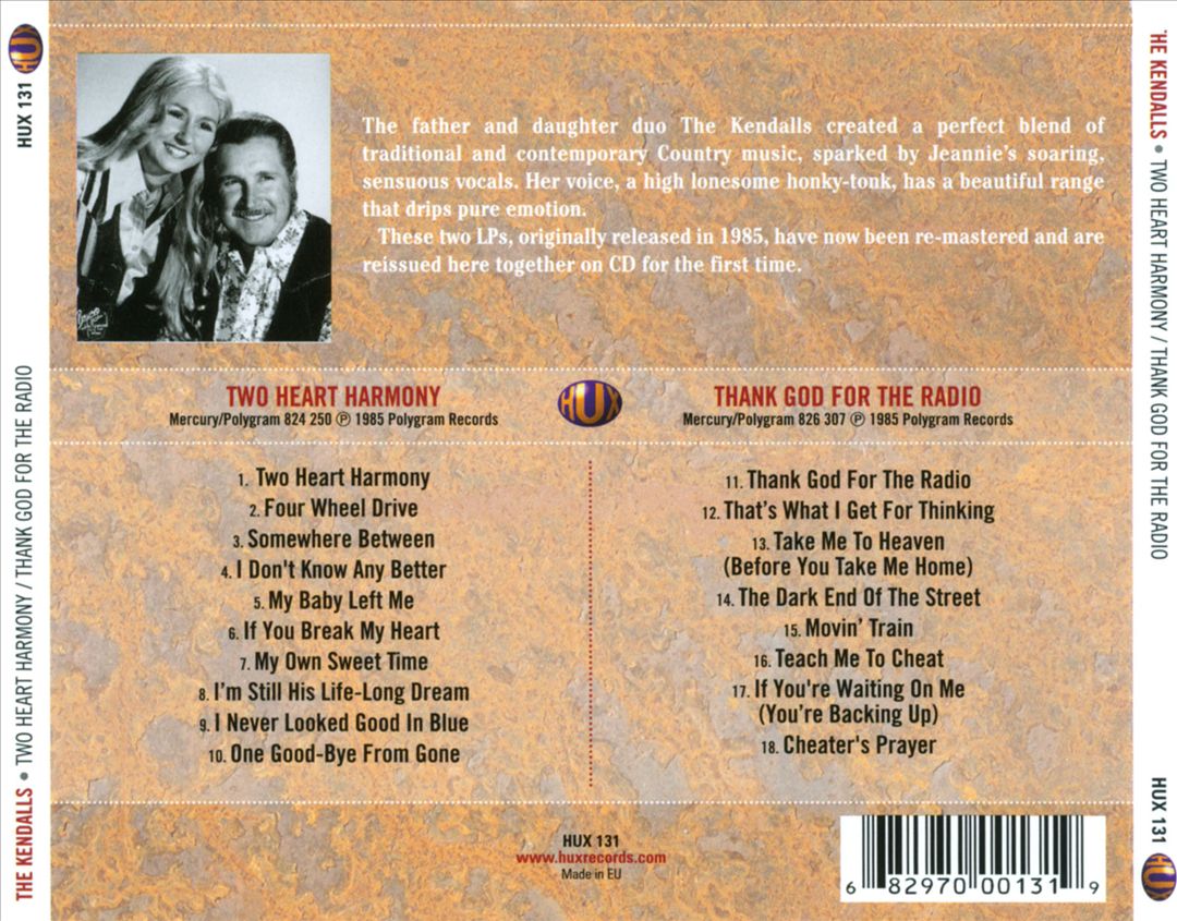 Two Heart Harmony/Thank God for the Radio cover art