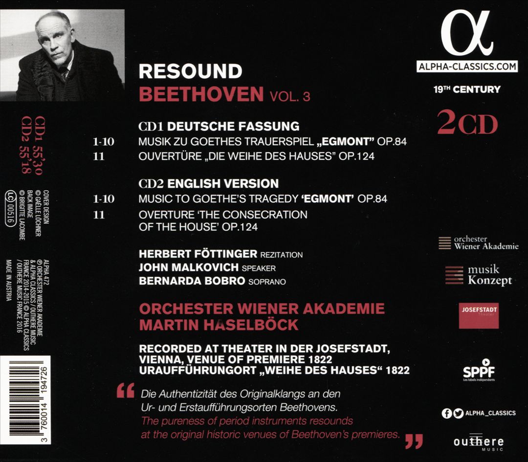 Re-Sound, Vol. 3: Beethoven - Egmont cover art