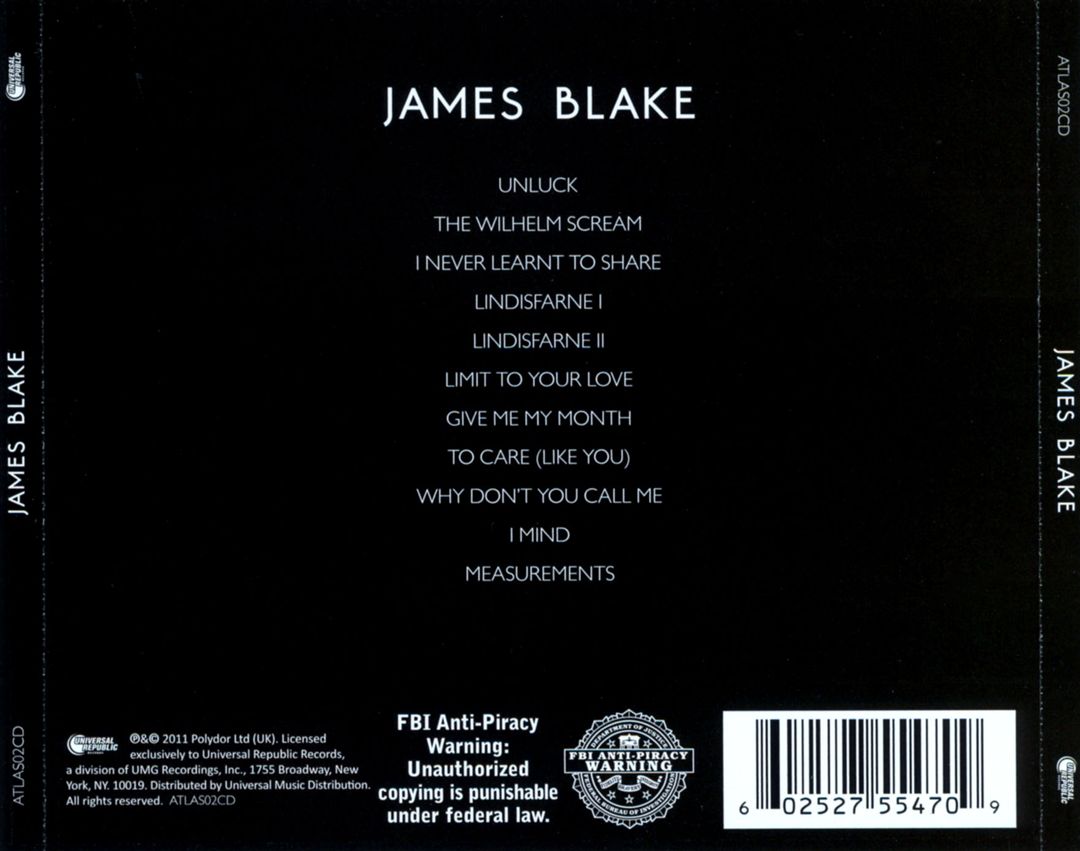 James Blake cover art