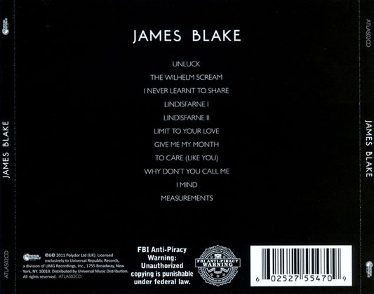 James Blake cover art