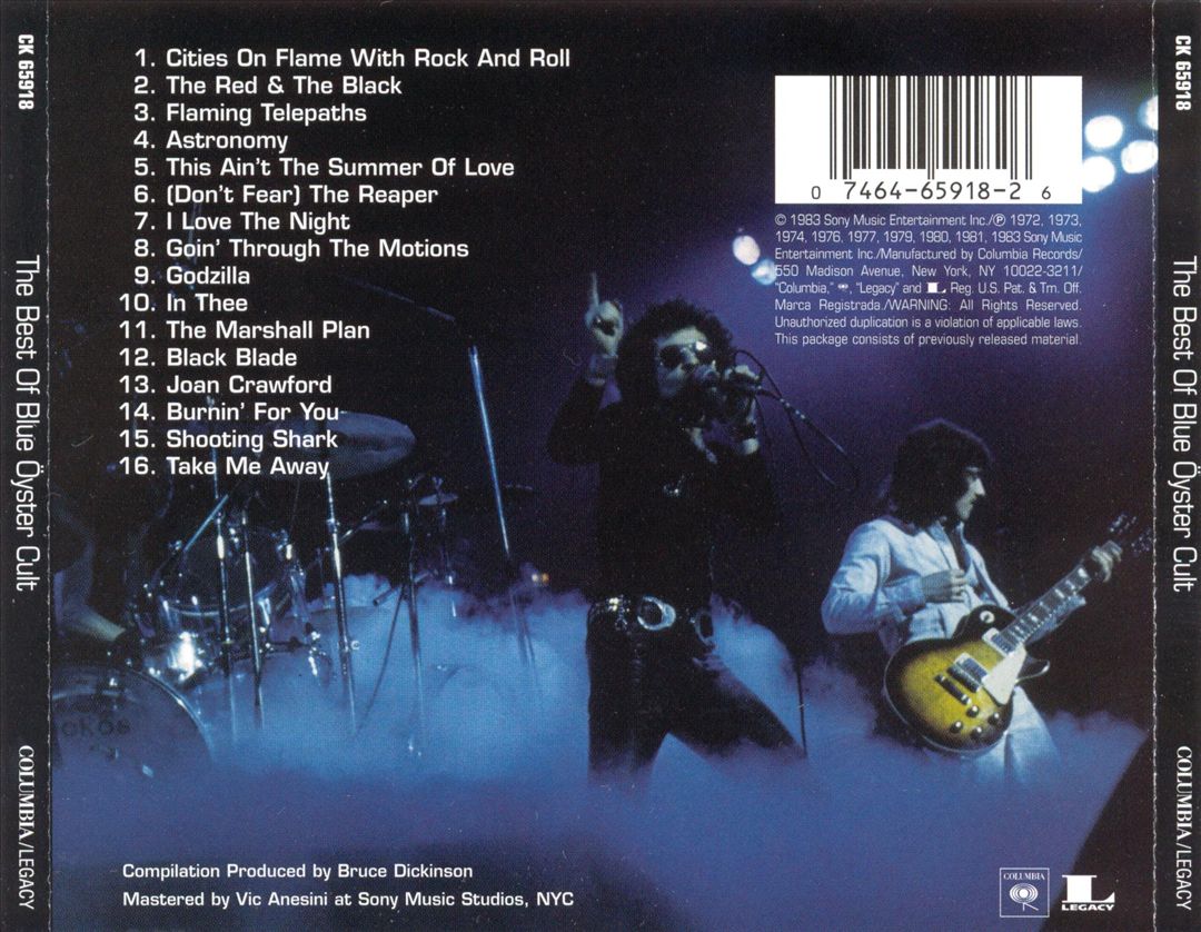 Best of Blue Öyster Cult: Don't Fear the Reaper cover art