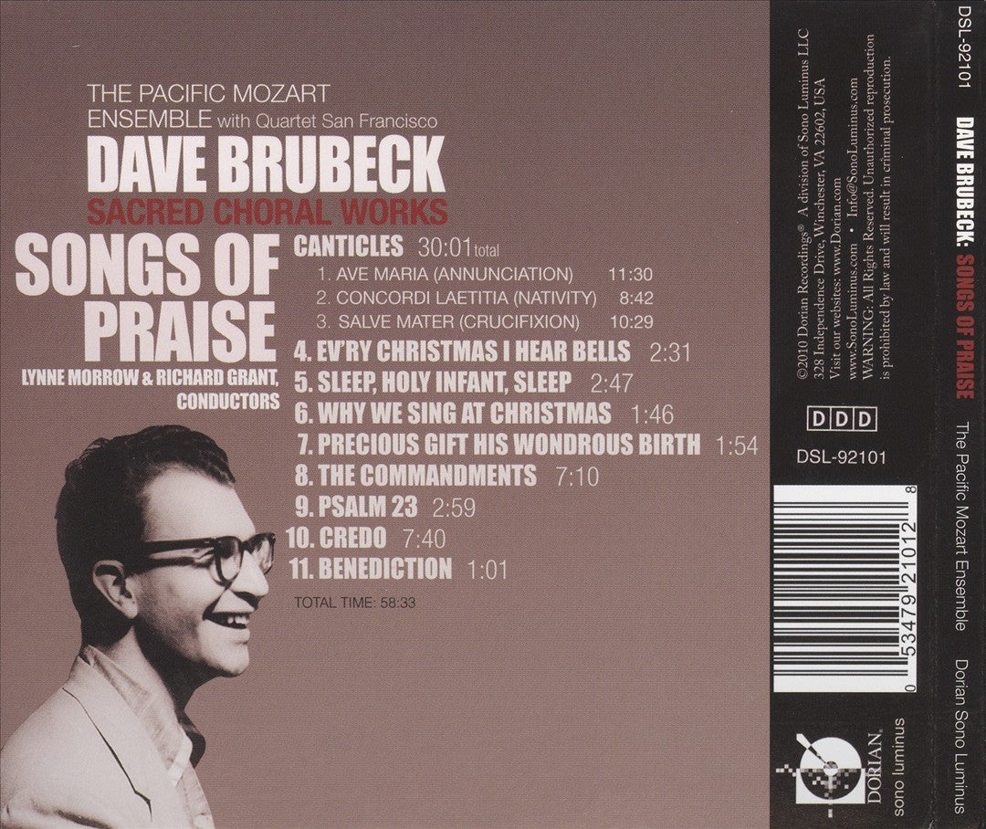 Dave Brubeck: Sacred Choral Works cover art