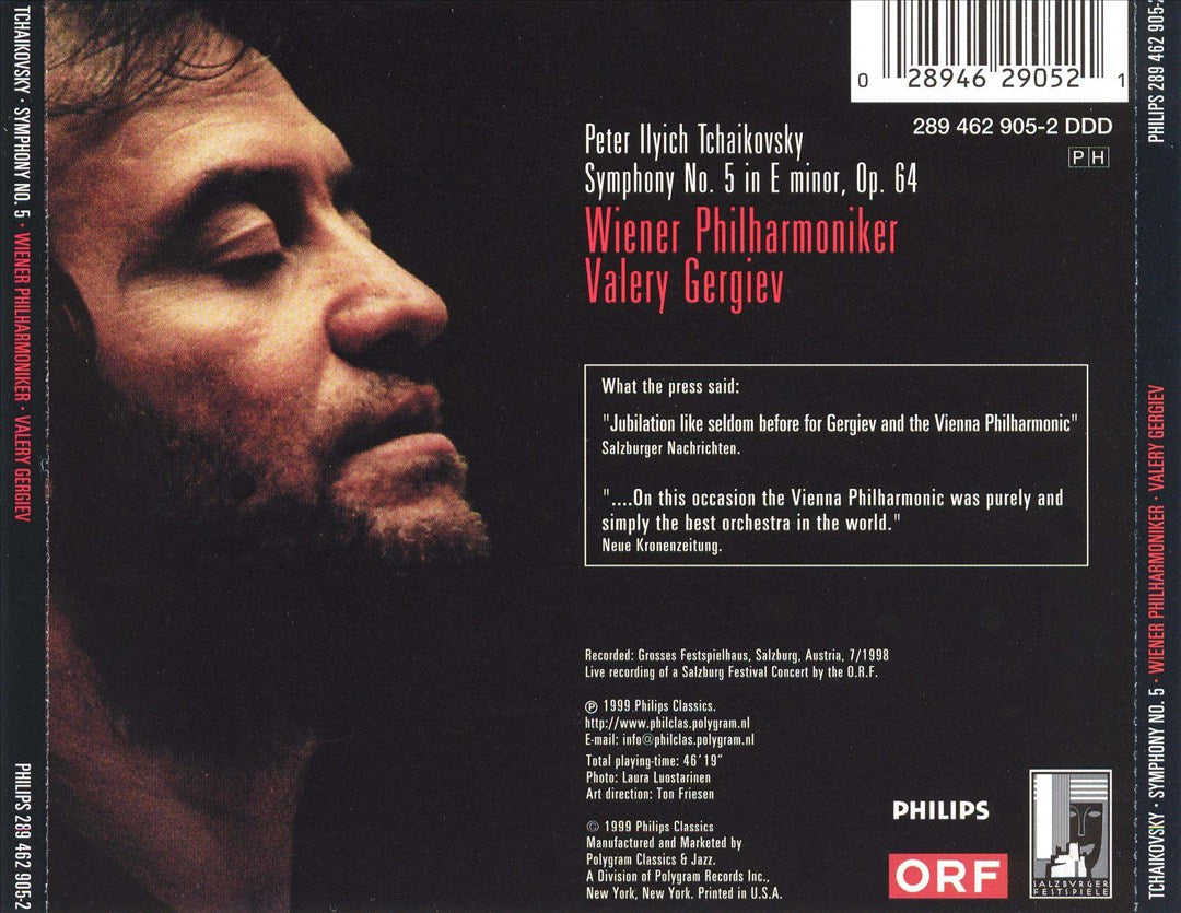 Tchaikovsky: Symphony No. 5 cover art