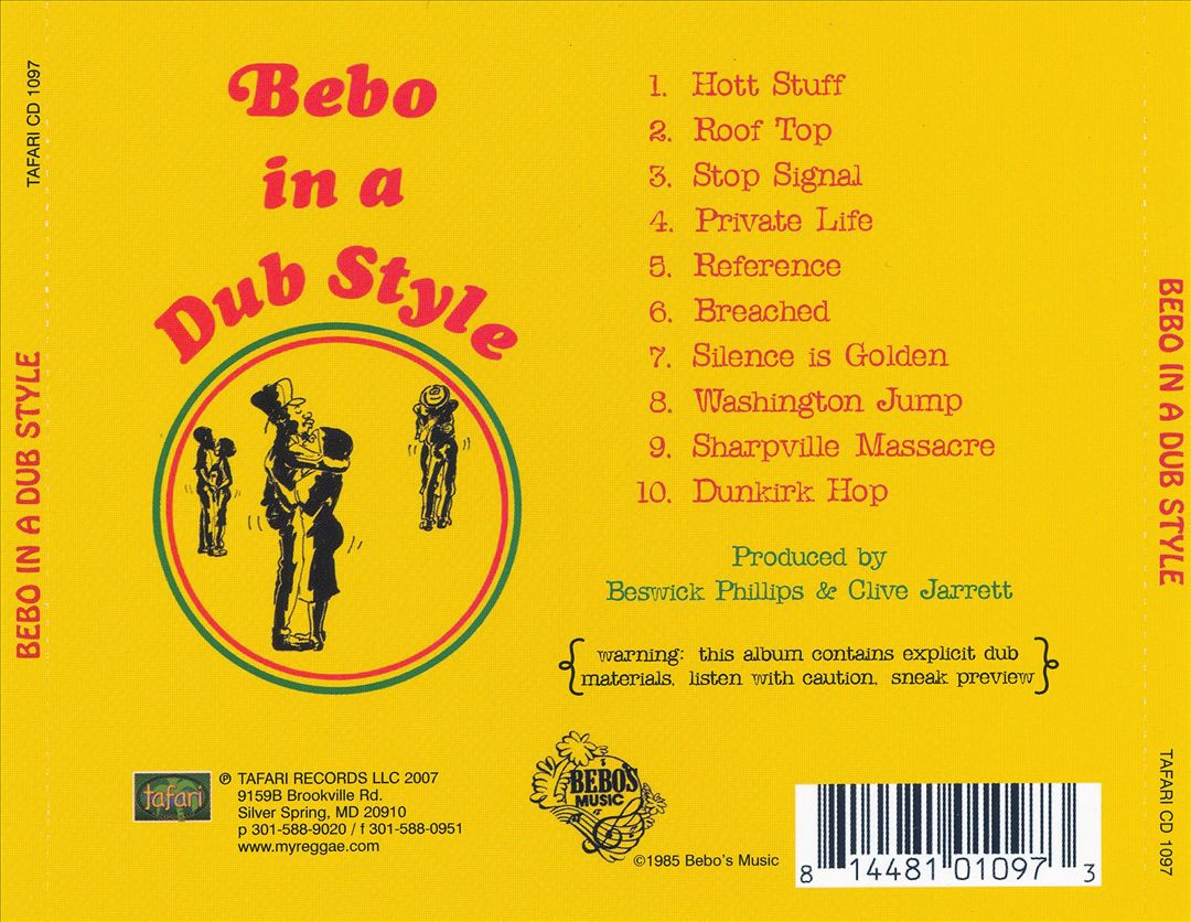 In a Dub Style cover art