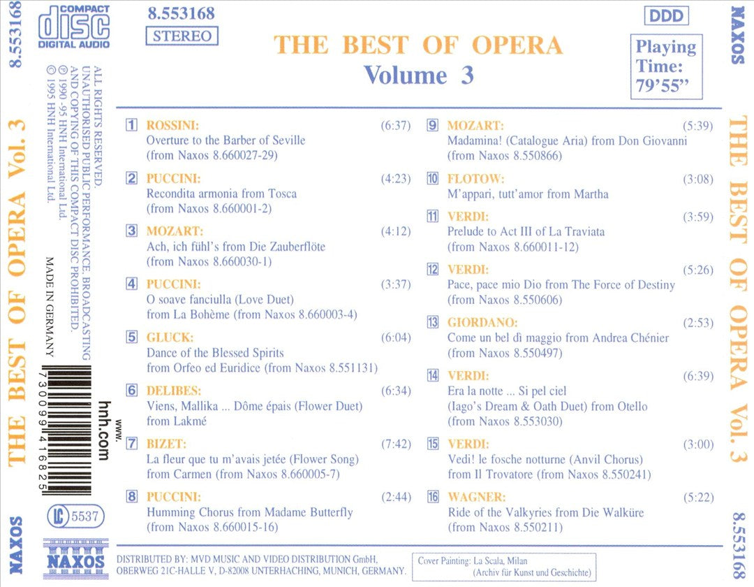 Best of Opera, Vol. 3 cover art