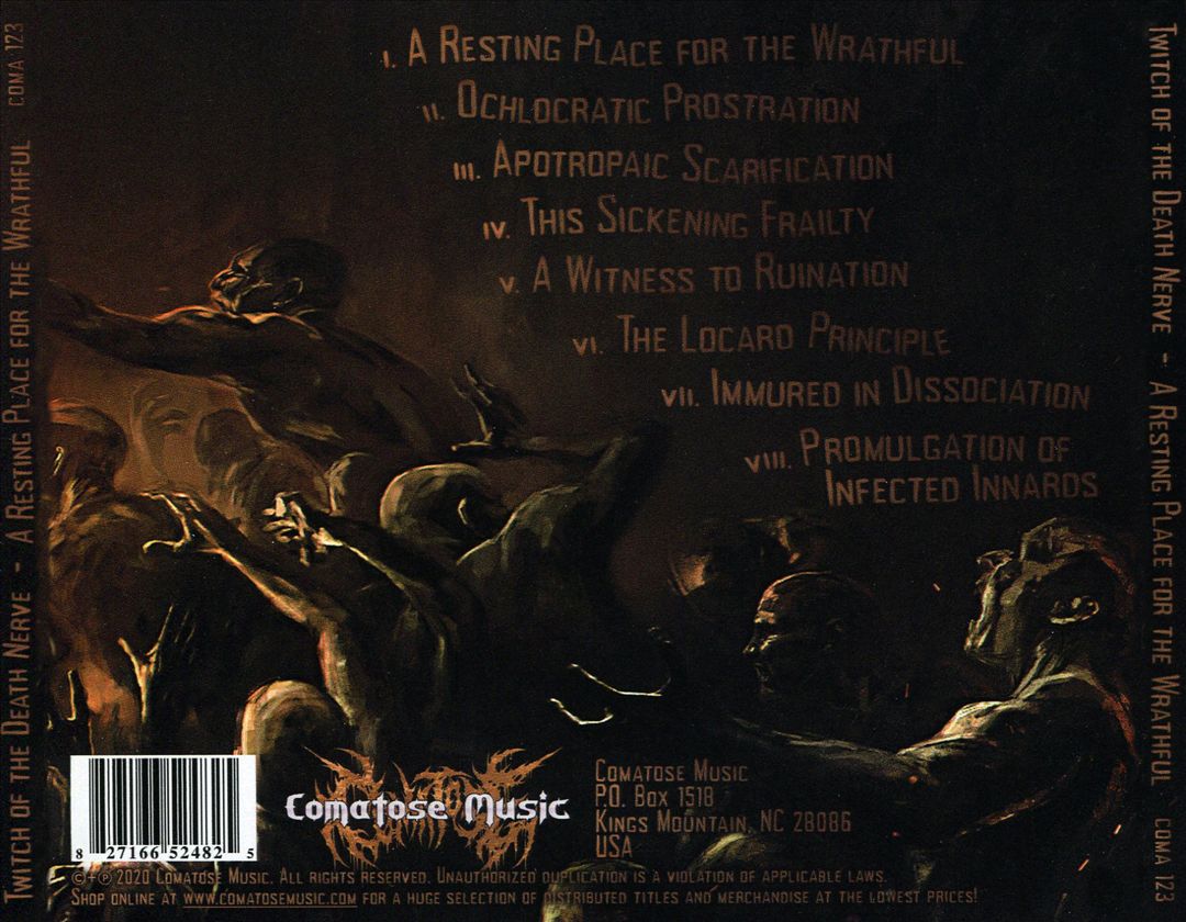 Resting Place for the Wrathful cover art
