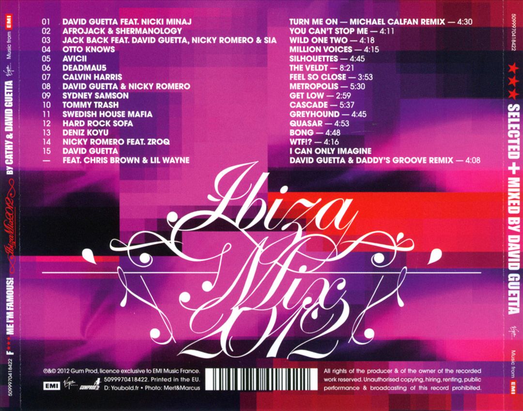 F*** Me I'm Famous!: Ibiza Mix 2012 cover art