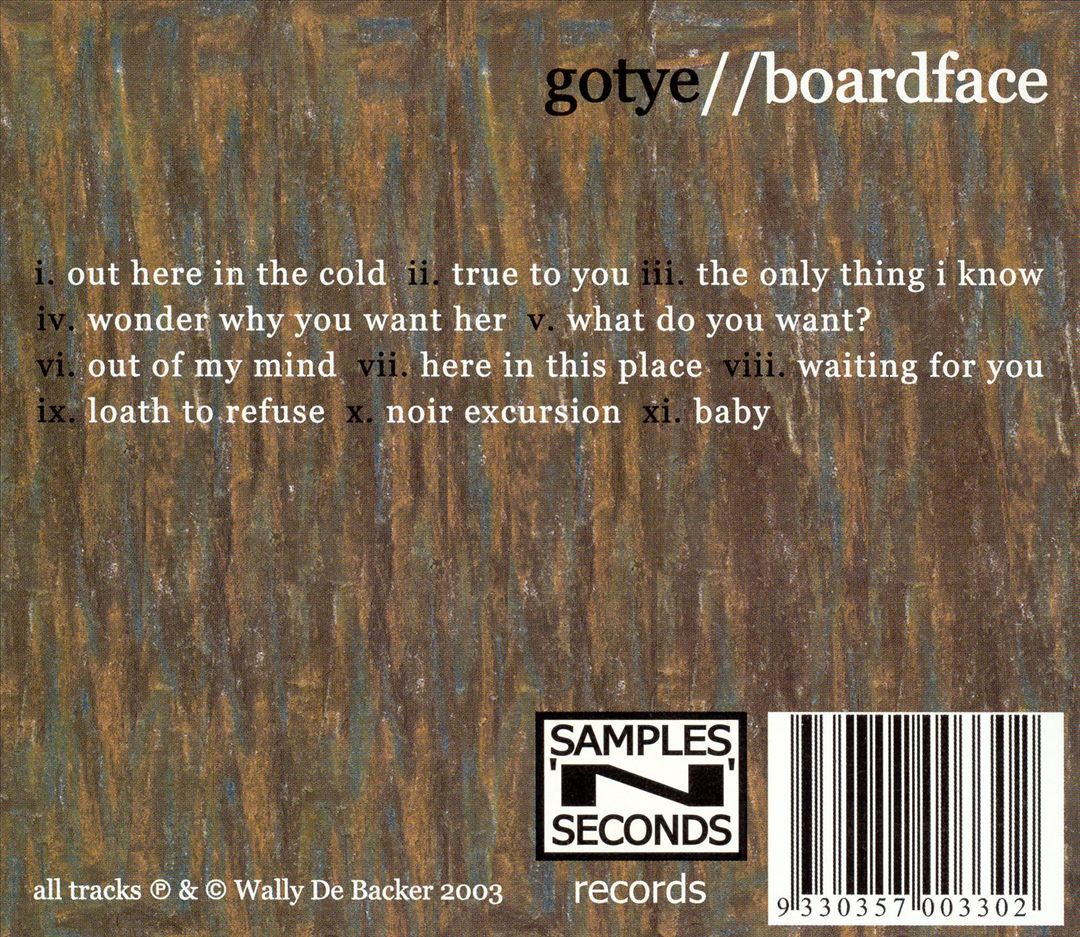 Boardface cover art