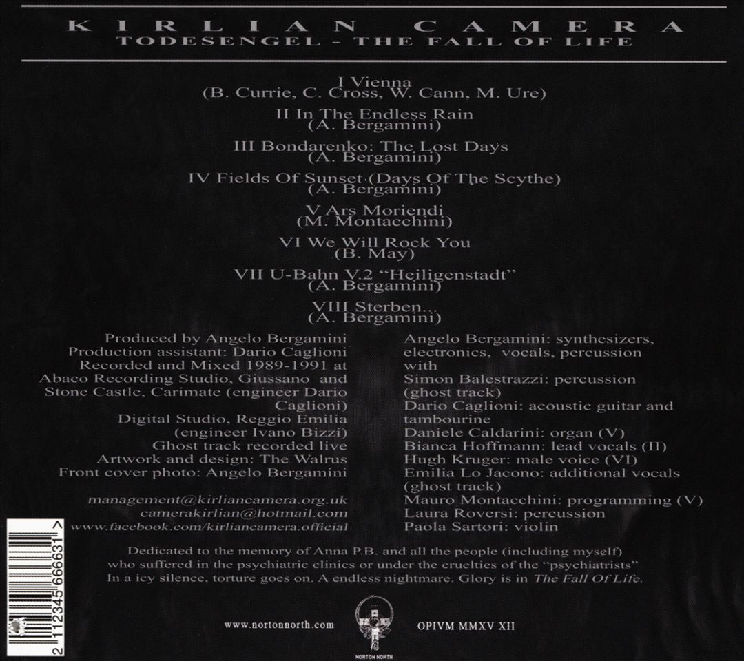 Todesengel. The Fall of Life cover art