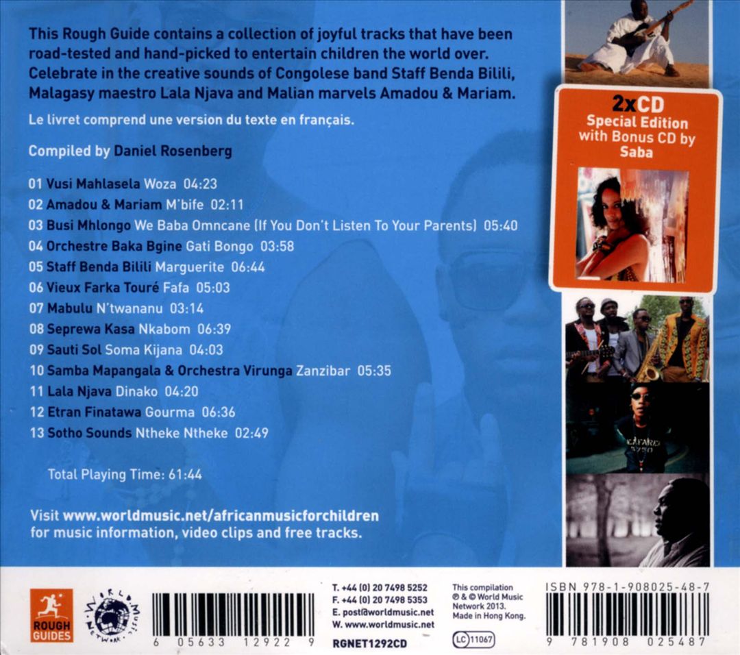 Rough Guide to African Music for Children cover art