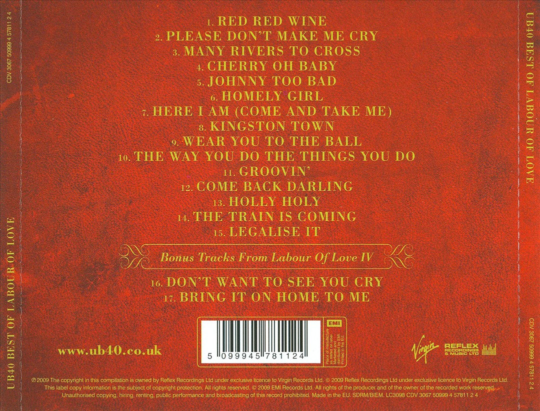 Best of Labour of Love cover art