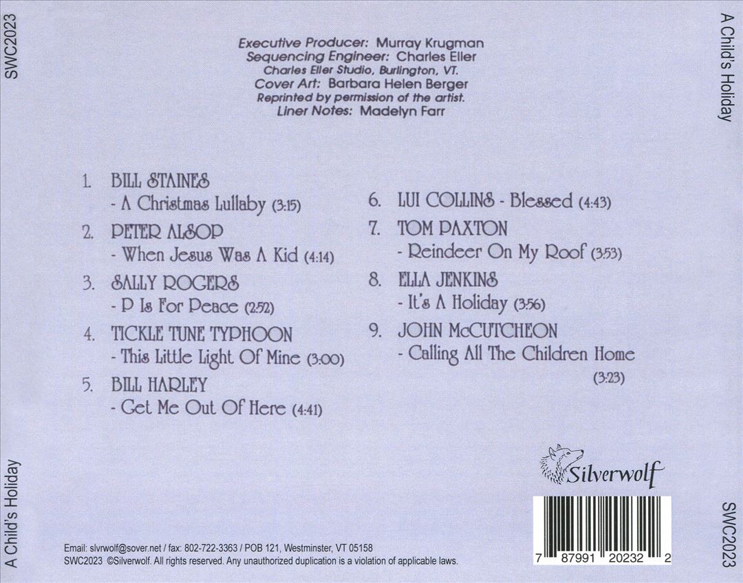 Child's Holiday cover art