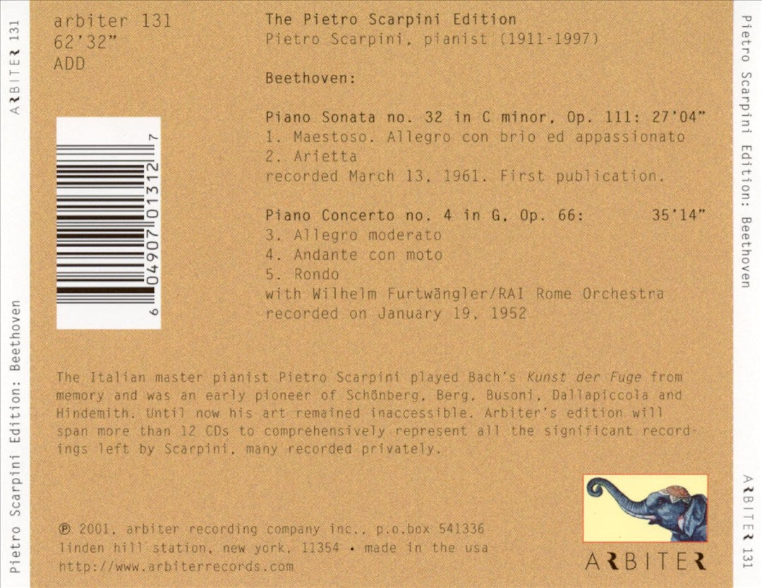 Beethoven: Piano Sonata No. 32; Piano Concerto No. 4 cover art