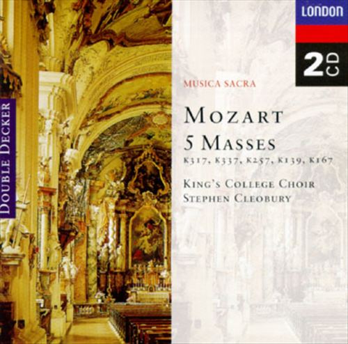Mozart: 5 Masses cover art