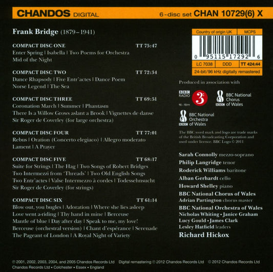 Bridge: Orchestral Works - The Collector's Edition cover art