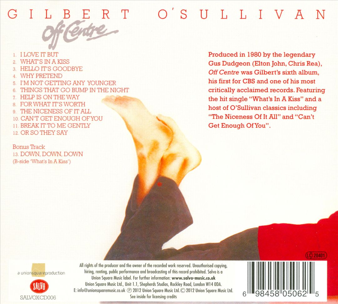 Off Centre cover art