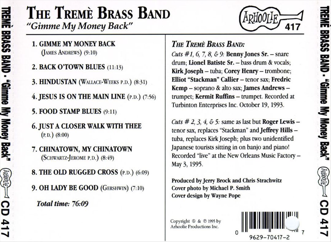 Gimme My Money Back cover art