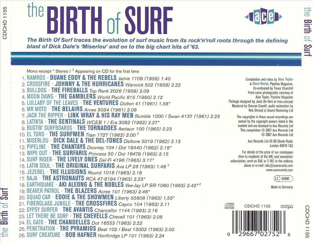Birth of Surf cover art