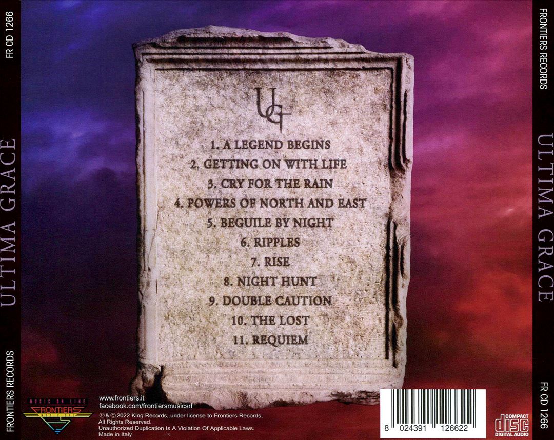 Ultima Grace cover art