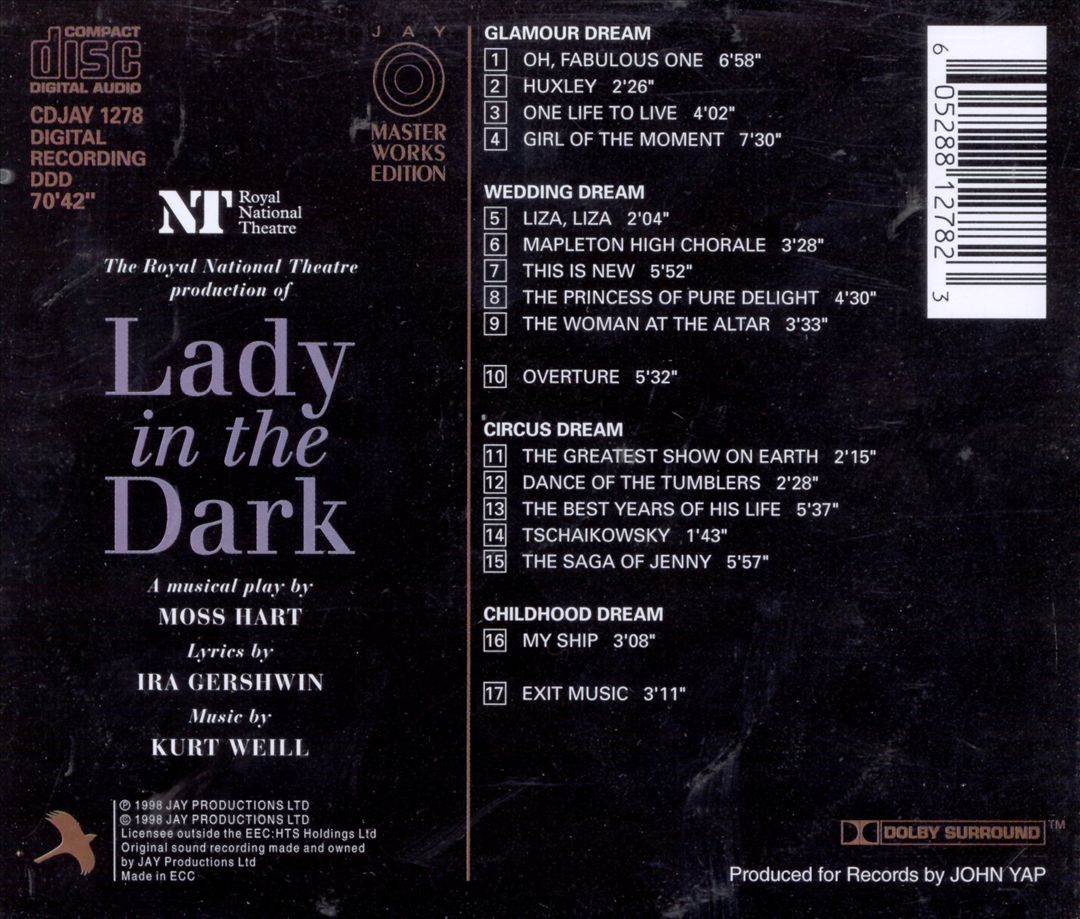 Lady in the Dark [Original London Cast] cover art