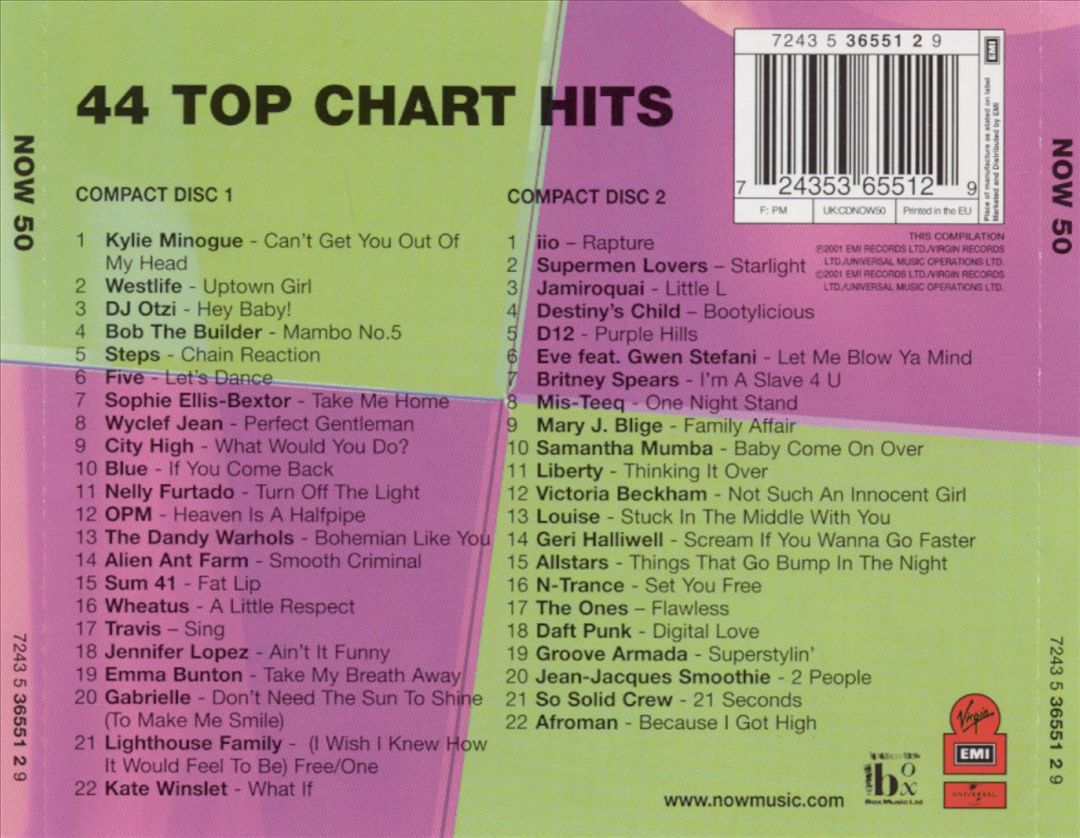 Now That's What I Call Music! 50 [UK] cover art