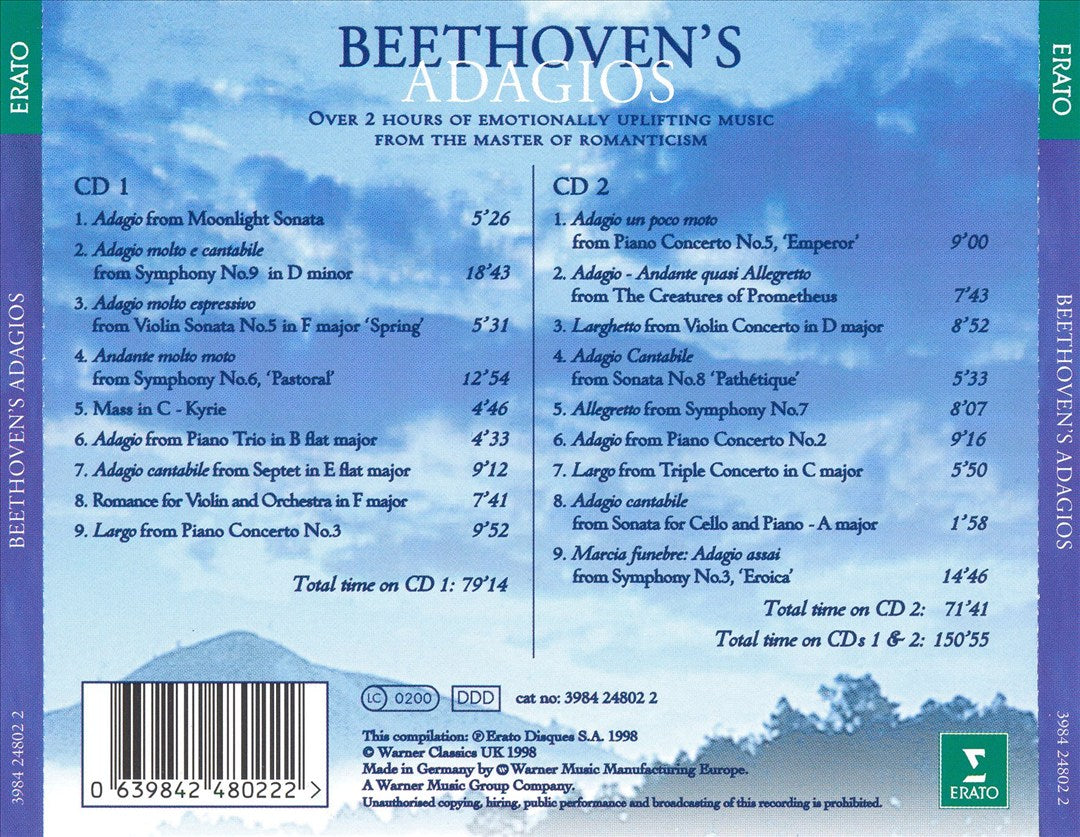 Beethoven's Adagios cover art