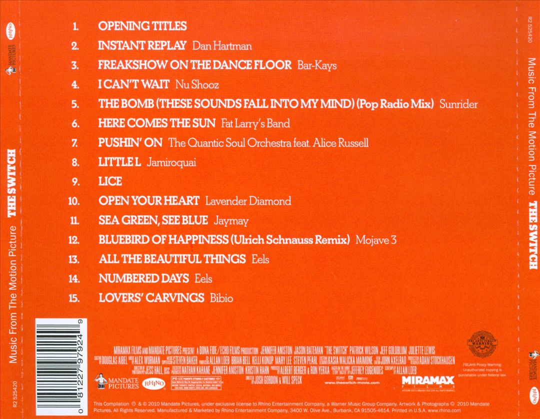 Switch [Music from the Motion Picture] [2010] cover art